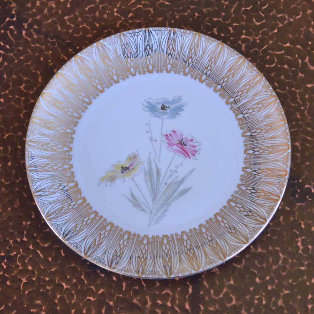 Vintage Bareuther Waldsassen 8" Porcelain Cake Plate